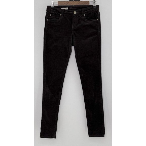 KUT From The Kloth Women’s‎ Brown Corduroy Pants MIA Toothpick Skinny Size 4 - Picture 1 of 9